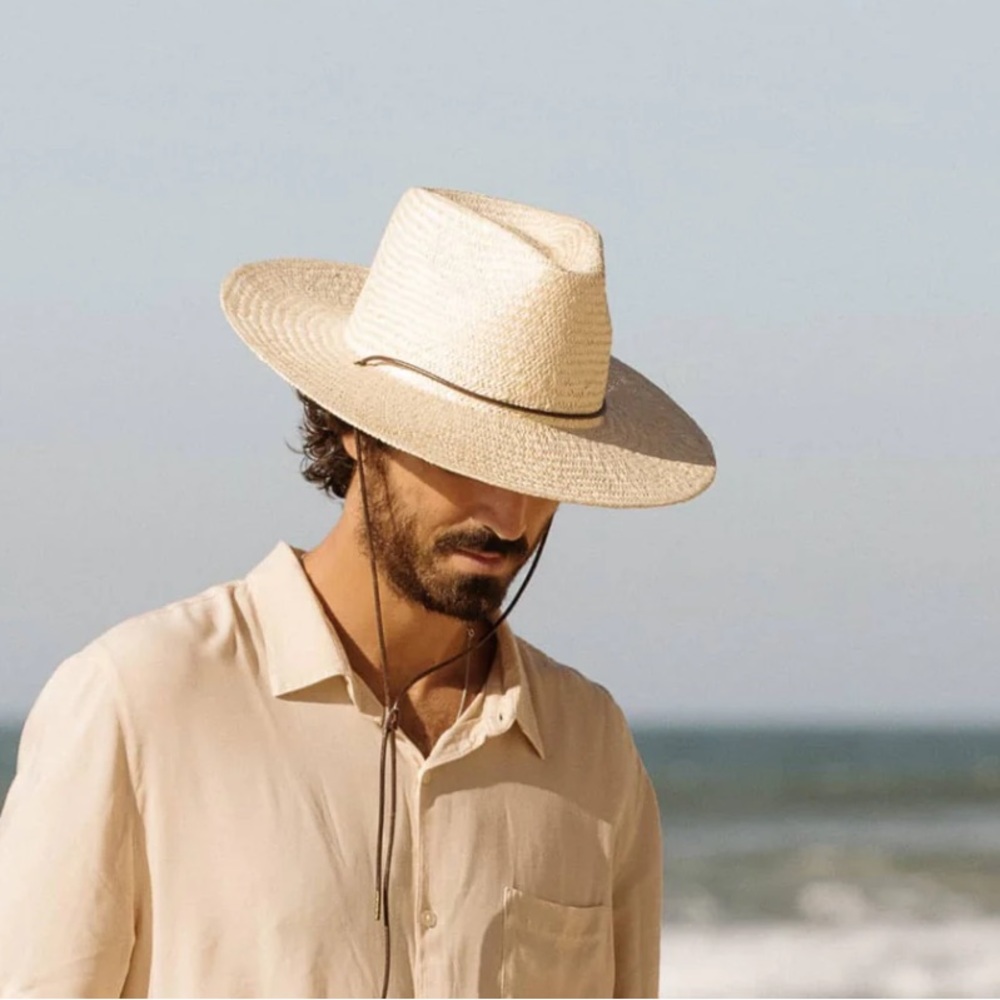 Will + Bear Rider Bone Straw Hat - Picture 3 of 16